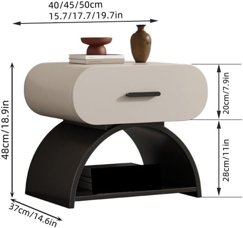 Minimalist Bedside Nightstand – Modern Storage End Table