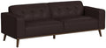 Modern Upholstered Platform Bed Frame with Headboard, Minimalist Bedroom Design