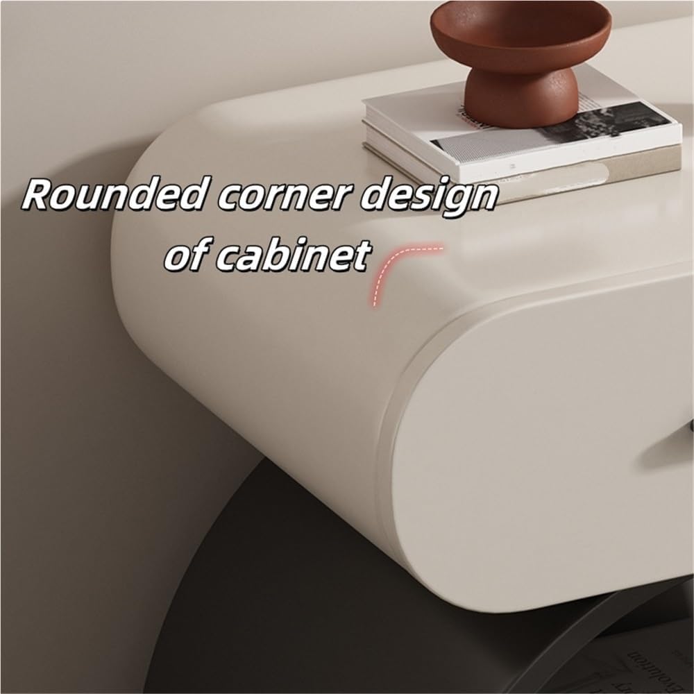 Minimalist Bedside Nightstand – Modern Storage End Table