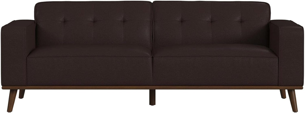 Modern Upholstered Platform Bed Frame with Headboard, Minimalist Bedroom Design