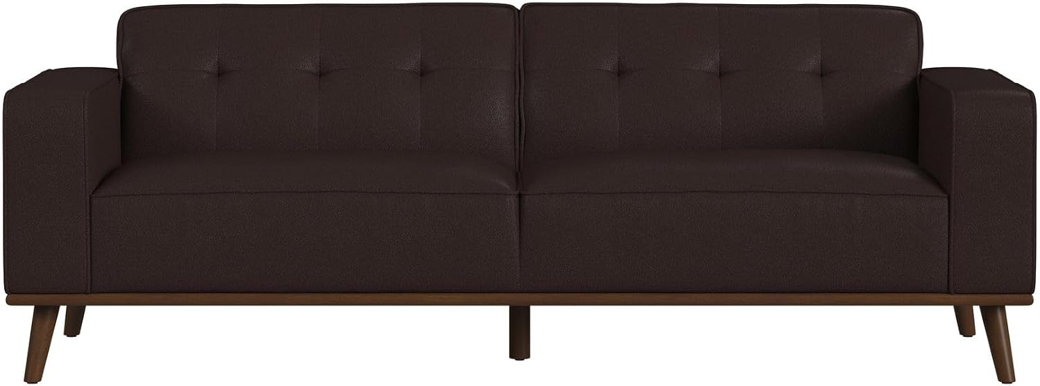 Modern Upholstered Platform Bed Frame with Headboard, Minimalist Bedroom Design