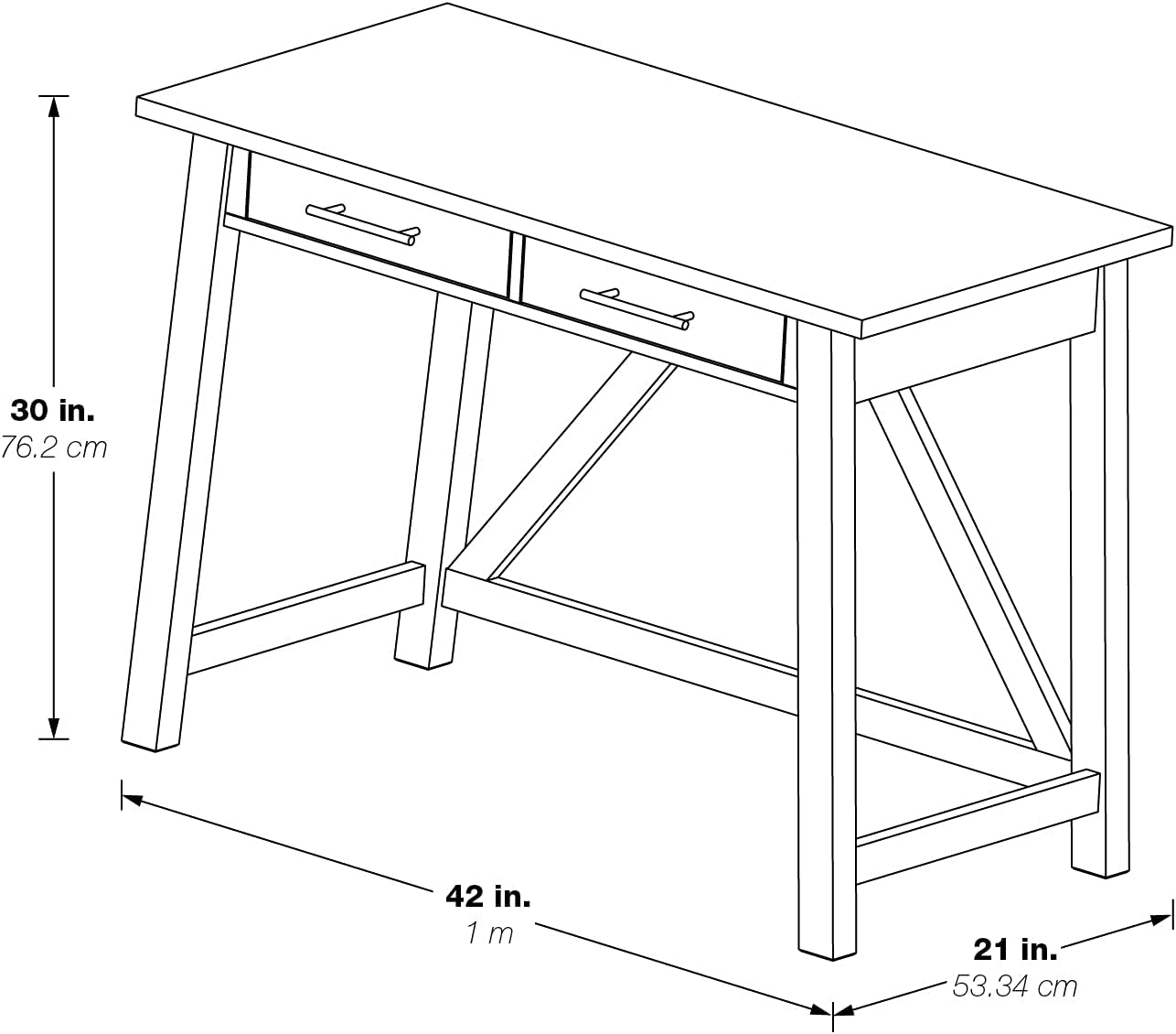 Burnished Decorative Side Table – Modern Accent Furniture
