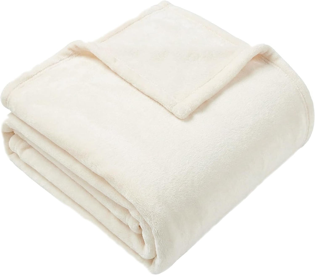 Velvet Plush Throw Blanket – Soft Cozy All Season Sofa Bed Blanket