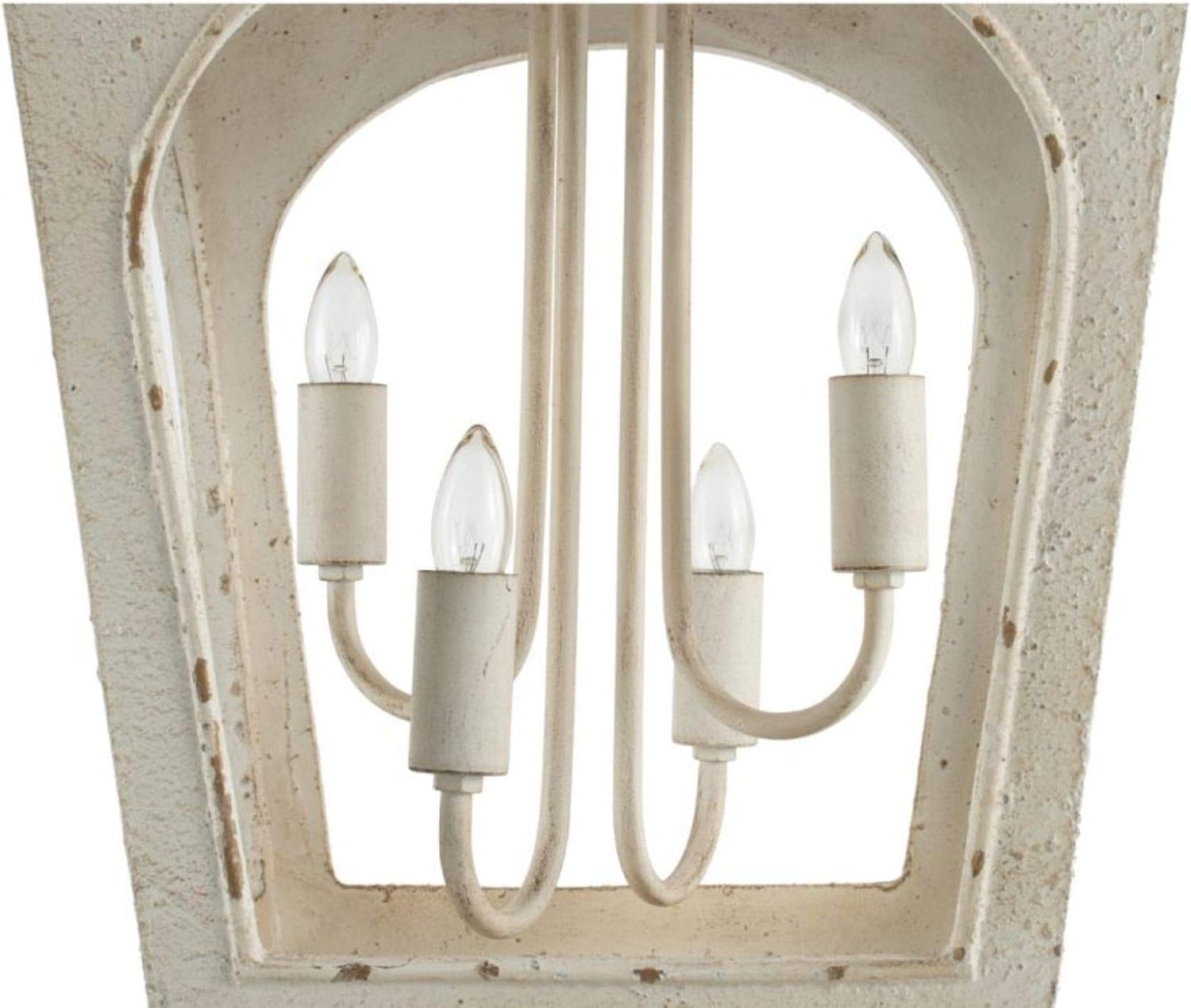 Distressed Chandelier – Vintage Style Ceiling Light Fixture