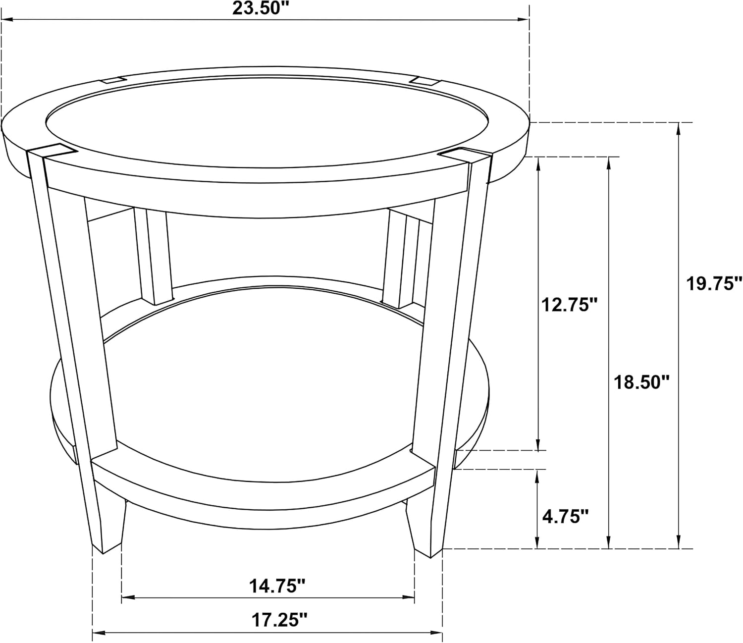 3-Piece Coffee Table Set – Modern Living Room Table Collection