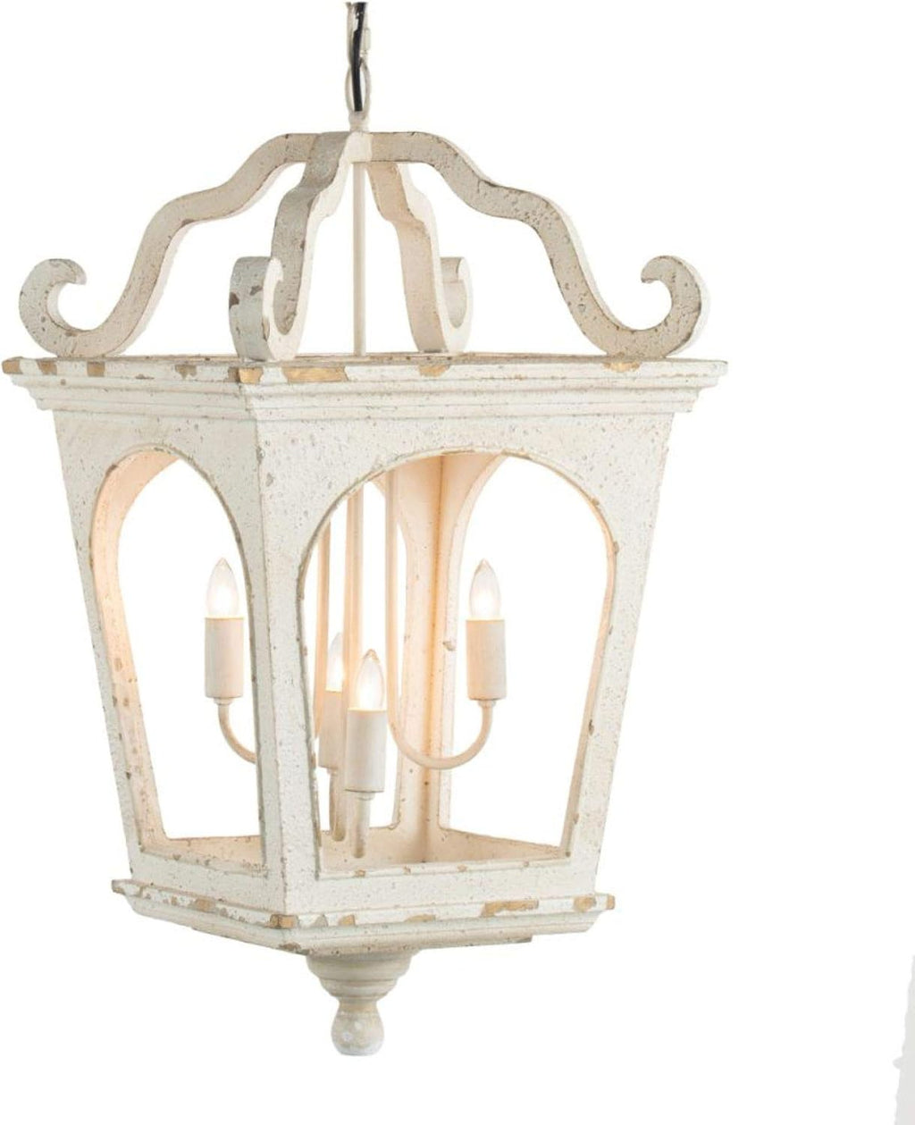 Distressed Chandelier – Vintage Style Ceiling Light Fixture