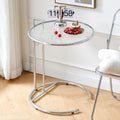 Height Adjustable C-Shaped Side Table – Modern Bedside Sofa Table