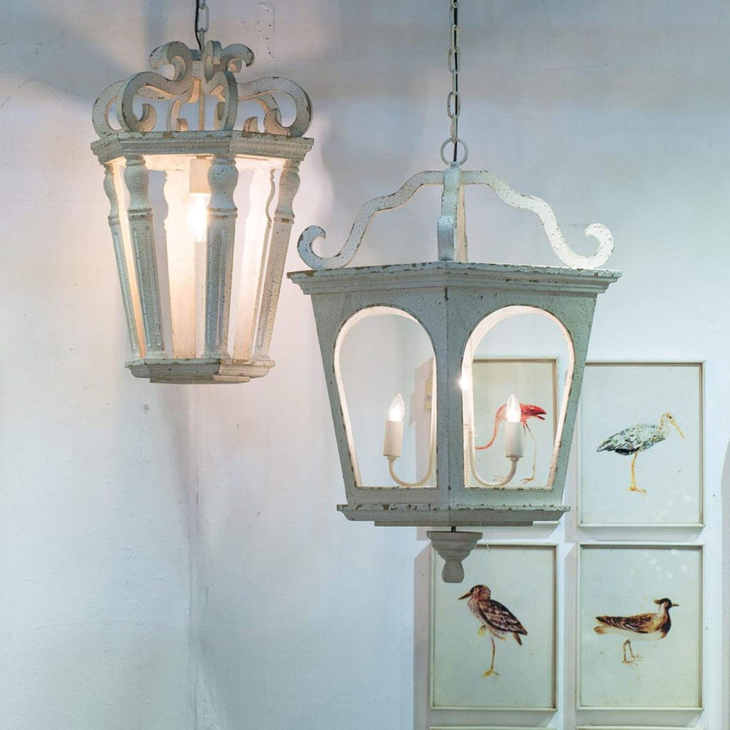 Distressed Chandelier – Vintage Style Ceiling Light Fixture