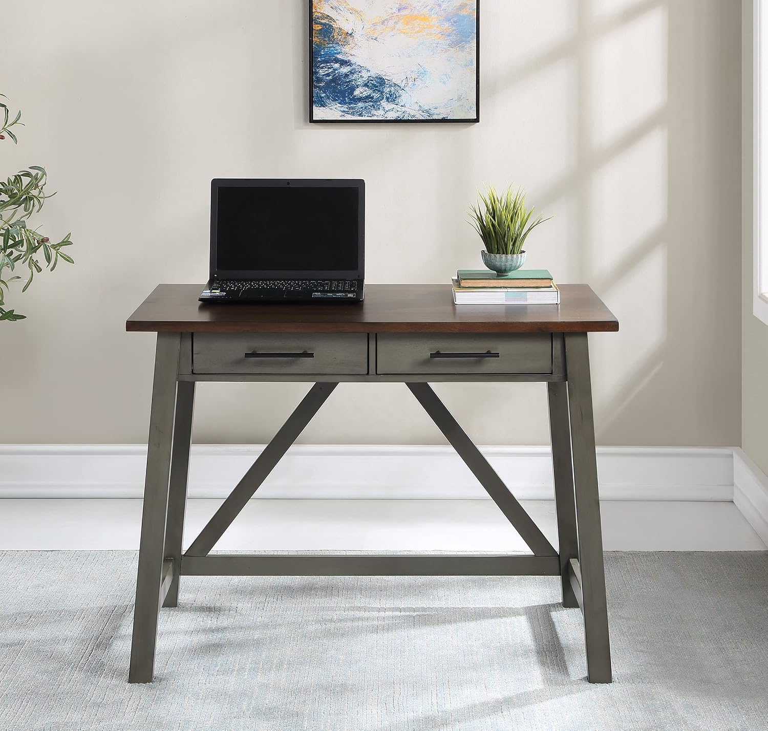 Burnished Decorative Side Table – Modern Accent Furniture